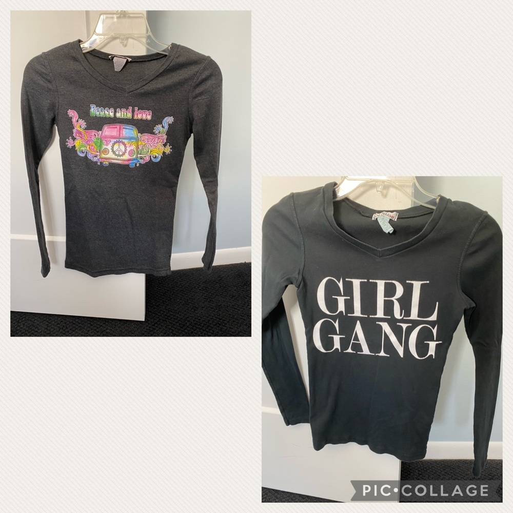 Long sleeve tshirts $30 for both